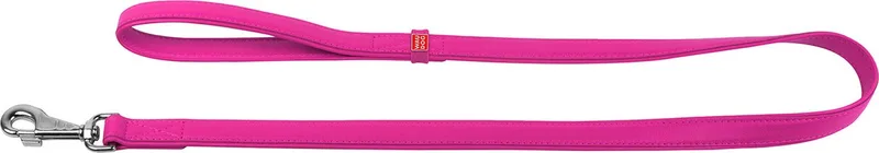 Glamour Hondenriem / Hondenlijn - Leder - S-M - Breedte: 18 mm - Lengte: 122 cm by Waudog in Pink – product photo
