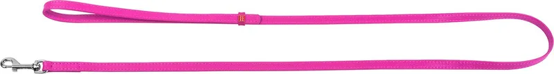 Glamour Hondenriem / Hondenlijn - Leder - XS - Breedte: 12 mm - Lengte: 122 cm by Waudog in Pink – product photo