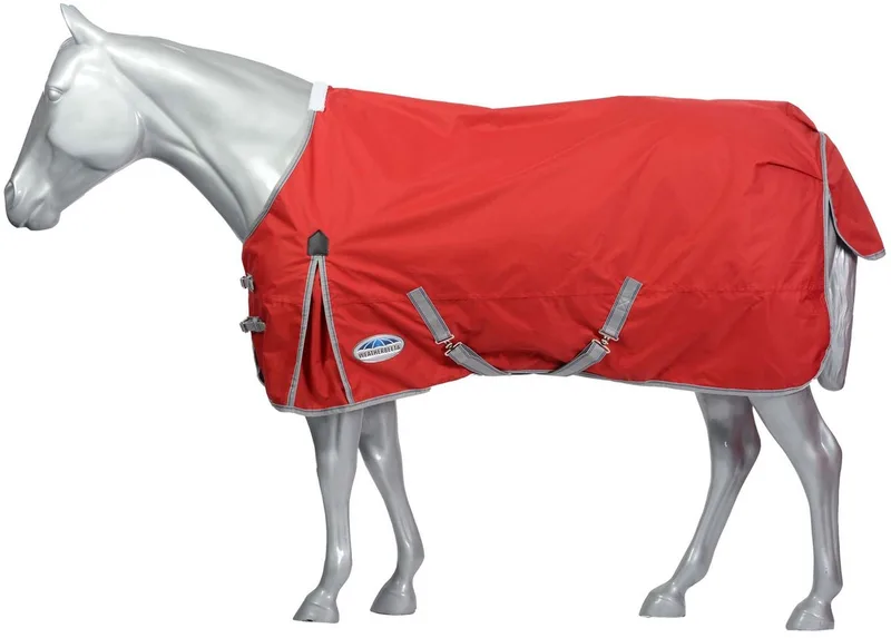Outdoor paardendeken Weatherbeeta Comfitec Classic Standard 220g fra WeatherBeeta i Rød – produktbillede