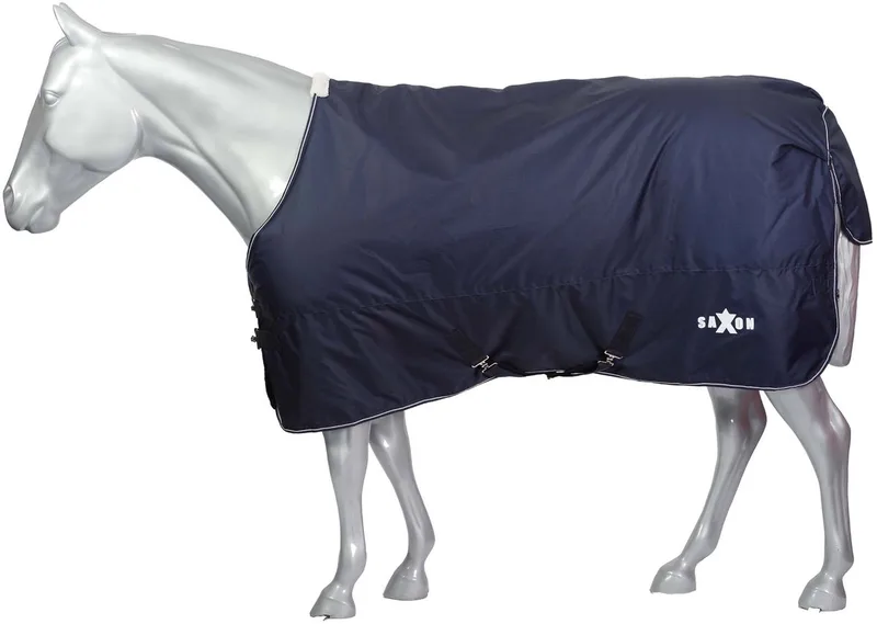 Paardendeken standaard halsband Weatherbeeta Saxon Defiant 600D de WeatherBeeta en Bleu – photo produit