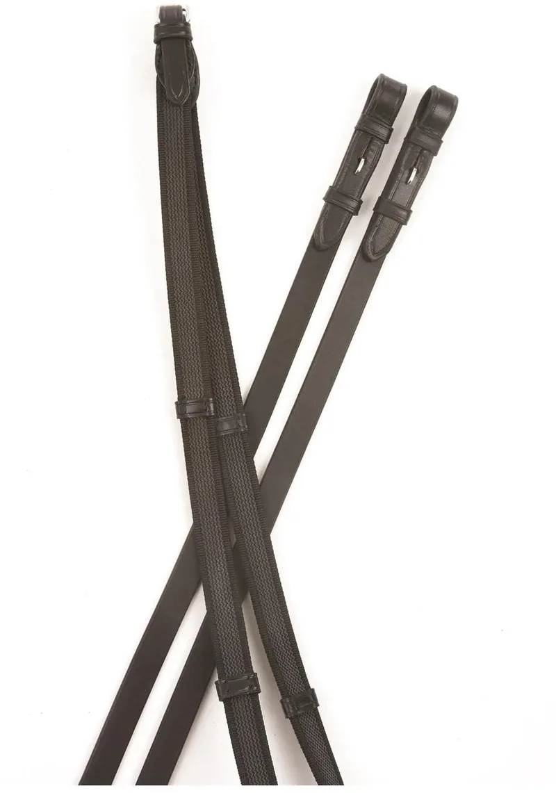 Suregrip teugels voor paarden Weatherbeeta Collegiate IV de WeatherBeeta en Marron – photo produit