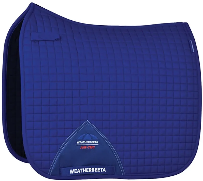 Zadeldek Weatherbeeta Prime Air-tec Dressuur by WeatherBeeta in Middenblauw – product photo