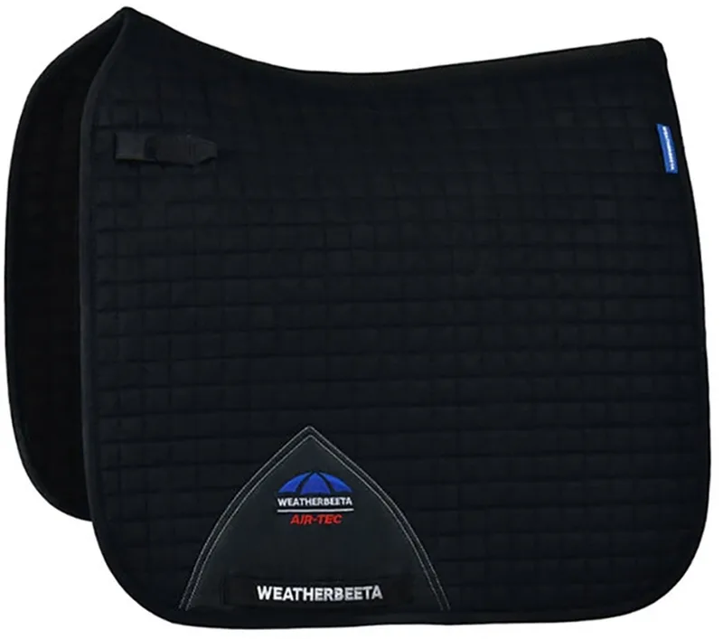 Zadeldek Weatherbeeta Prime Air-tec Dressuur von WeatherBeeta in Schwarz – Produktfoto