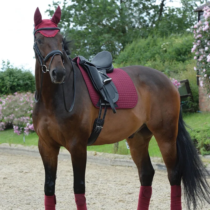 Zadeldek Weatherbeeta Prime Dressage de WeatherBeeta en Donkerrood – photo produit