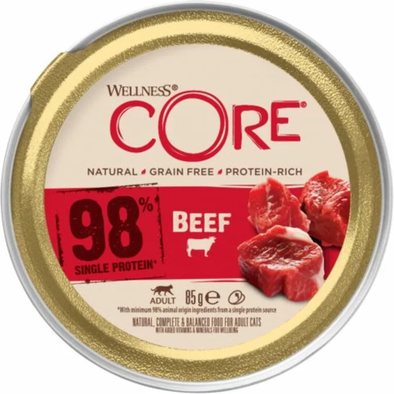 12x Wellness Core Kattenvoer 98% Recipe Rund 85 gr de Wellness Core – photo produit