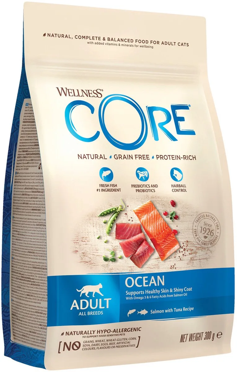 Grain Free Cat Ocean Zalm&Tonijn - Kattenvoer - 300 g by Wellness Core – product photo