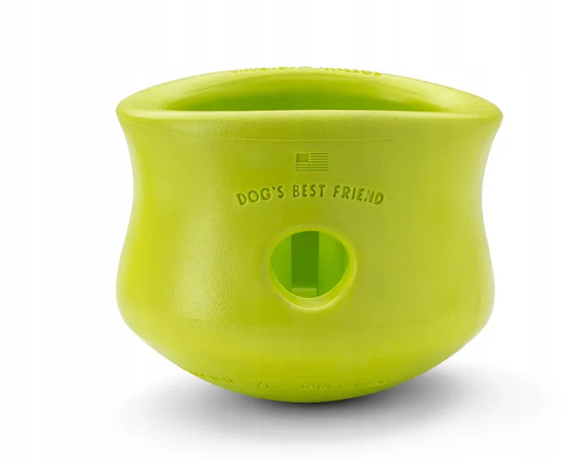 Toppl Zogoflex - Sterk Honden Speelgoed - Slowfeeder - Small - 8 cm de West Paw en Vert – photo produit