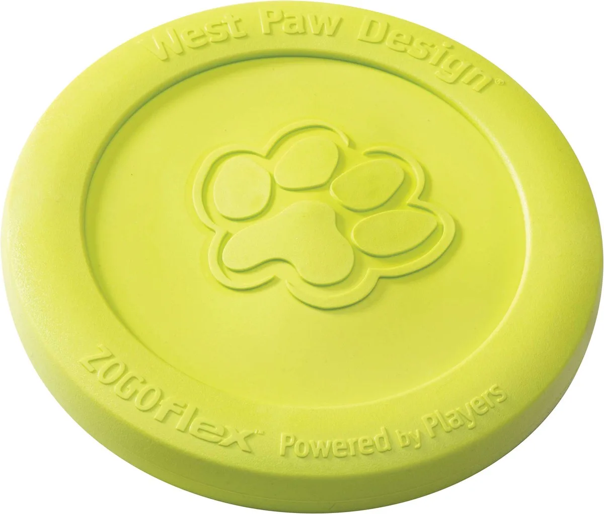 Zogoflex Zisc hondenfrisbee - L - Granny smith de West Paw en Vert – photo produit