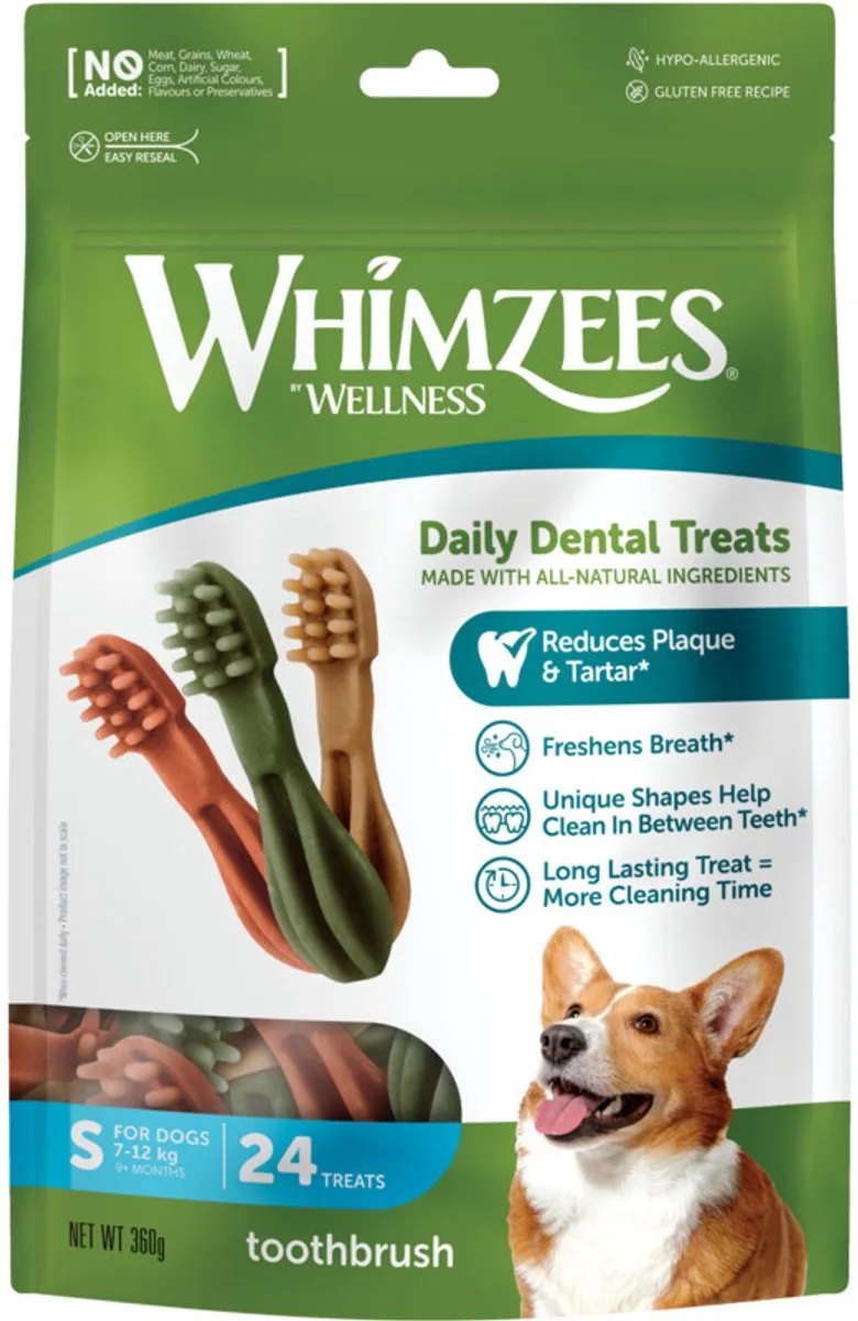 6x Whimzees Tandenborstel S 24 stuks van Whimzees – productfoto