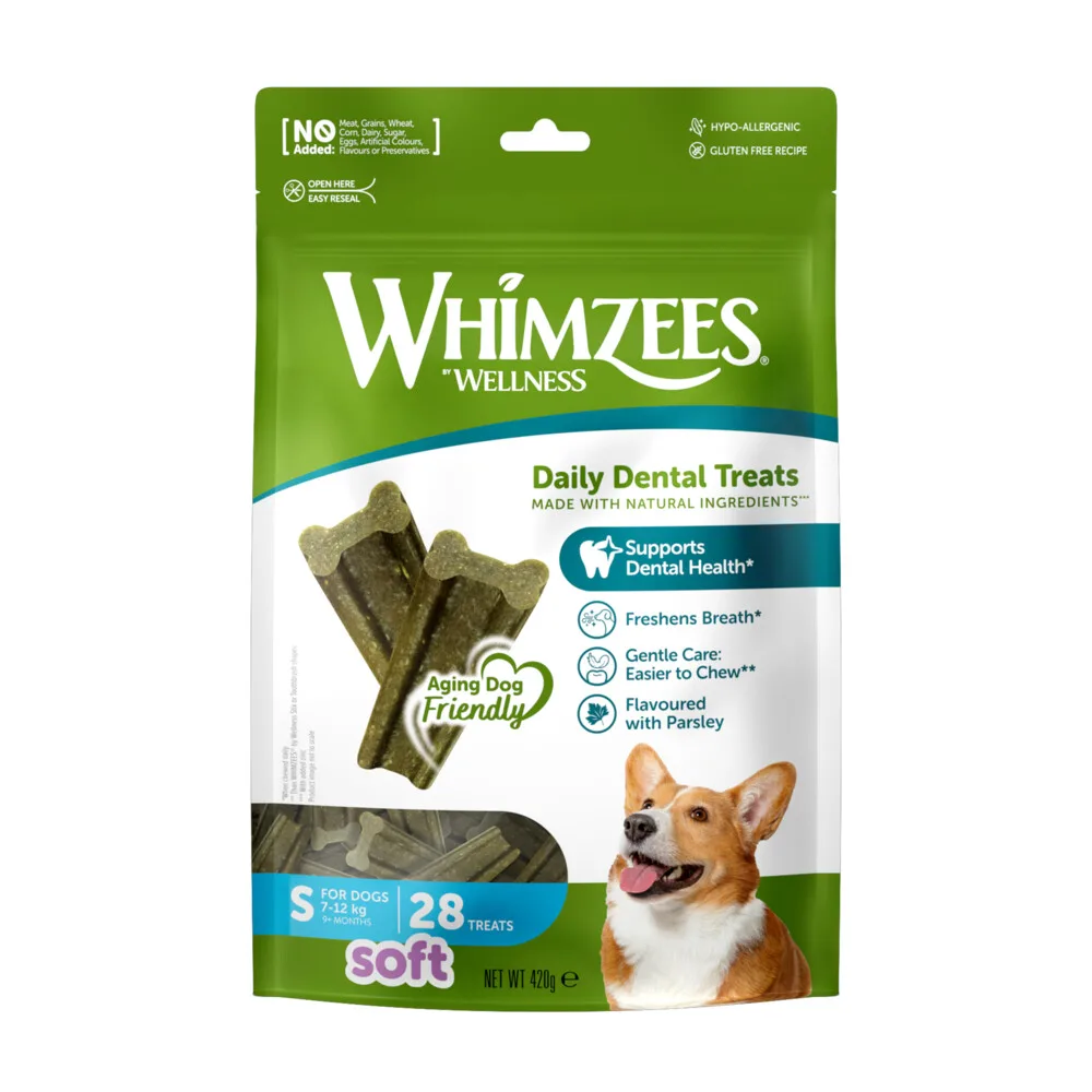 6x Whimzees Value Bag Soft S 28 stuks de Whimzees – photo produit