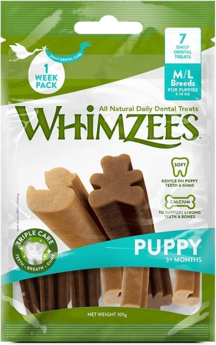 puppy 7st - M/L - 15g de Whimzees – photo produit
