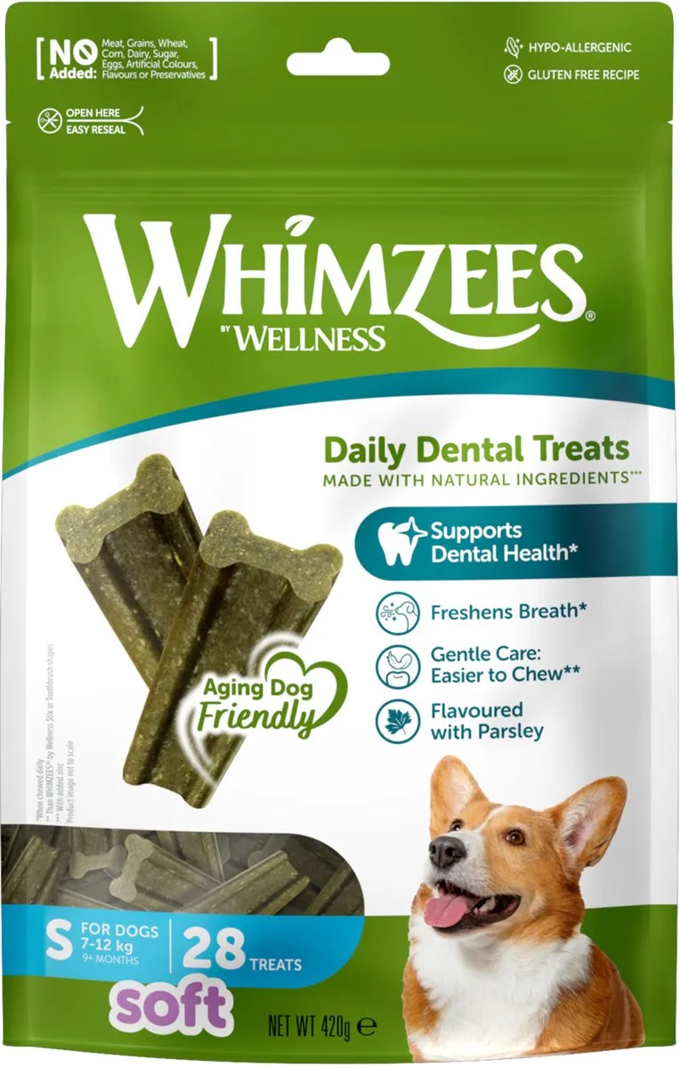 Soft Value Bag - Hondensnacks - 28x15 g S by Whimzees – product photo