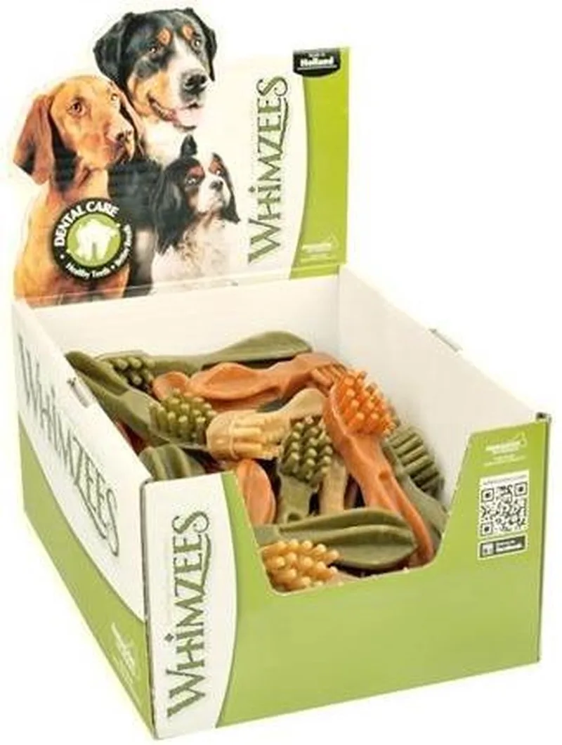Tandenborstel - Hondensnacks - 150 x Dental 8.6 cm Small de Whimzees – photo produit