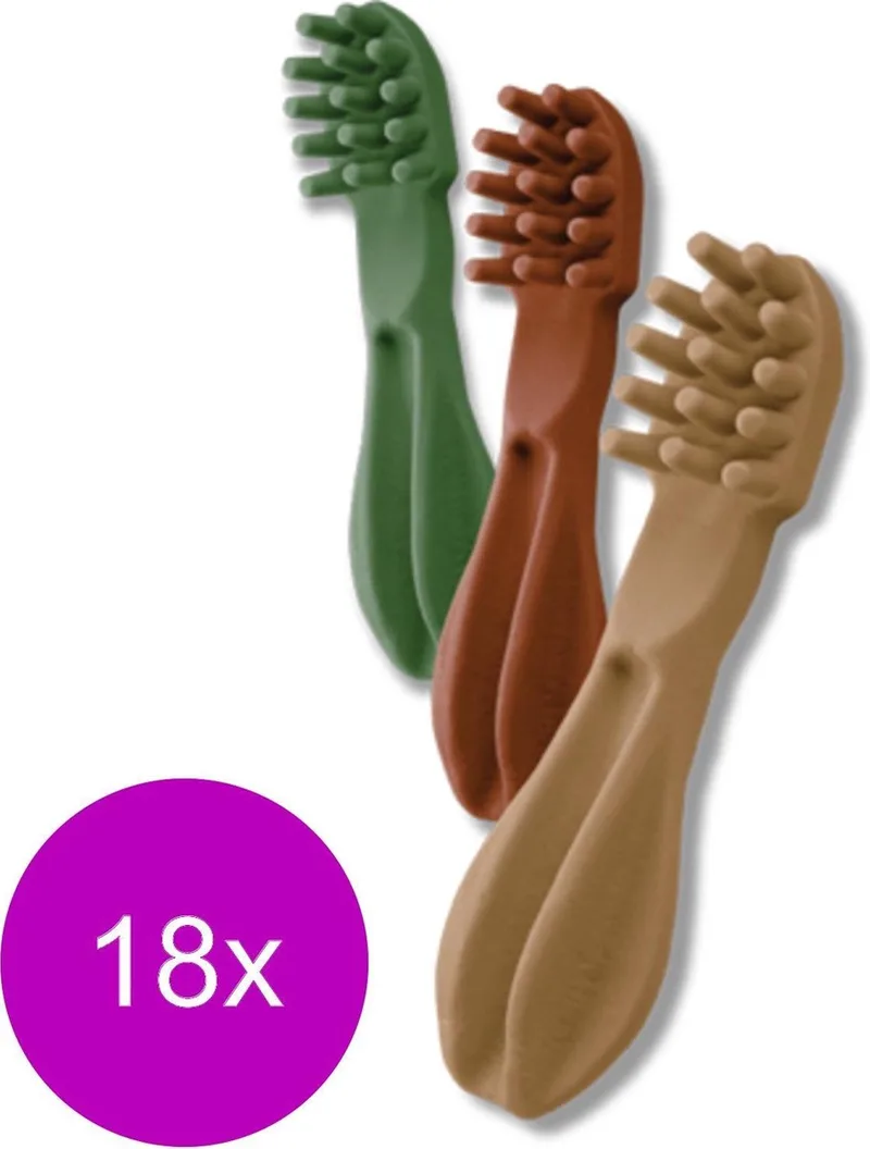 Tandenborstel - Hondensnacks - 18 x Dental 18.8 cm Xlarge by Whimzees – product photo