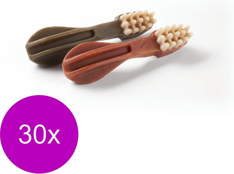 Tandenborstel - Hondensnacks - 30 x Dental 14.5 cm Large de Whimzees – photo produit