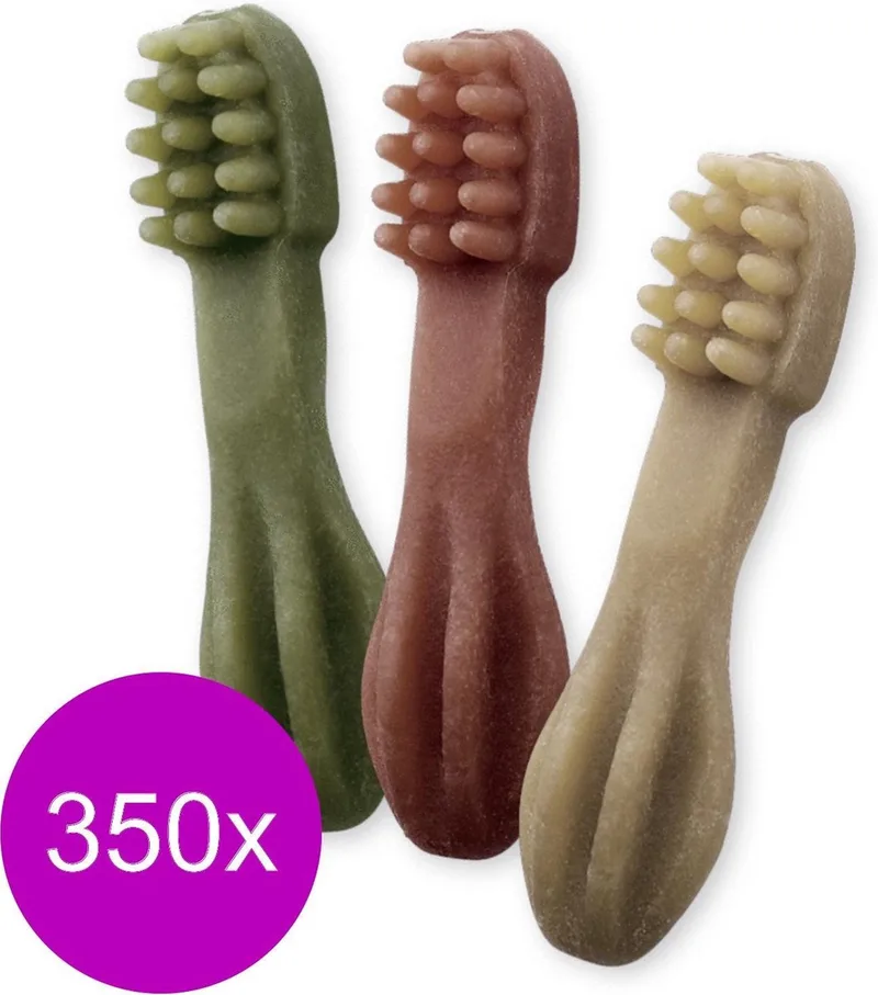Tandenborstel - Hondensnacks - 350 x Dental 6.4 cm Xsmall von Whimzees – Produktfoto
