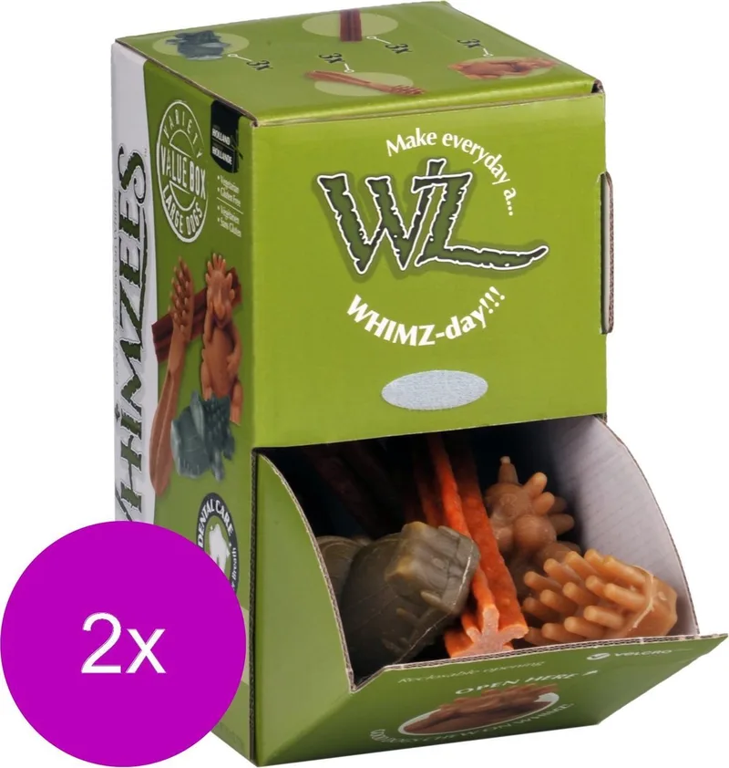 Variety Box - Hondensnacks - 2 x Large Hond de Whimzees – photo produit