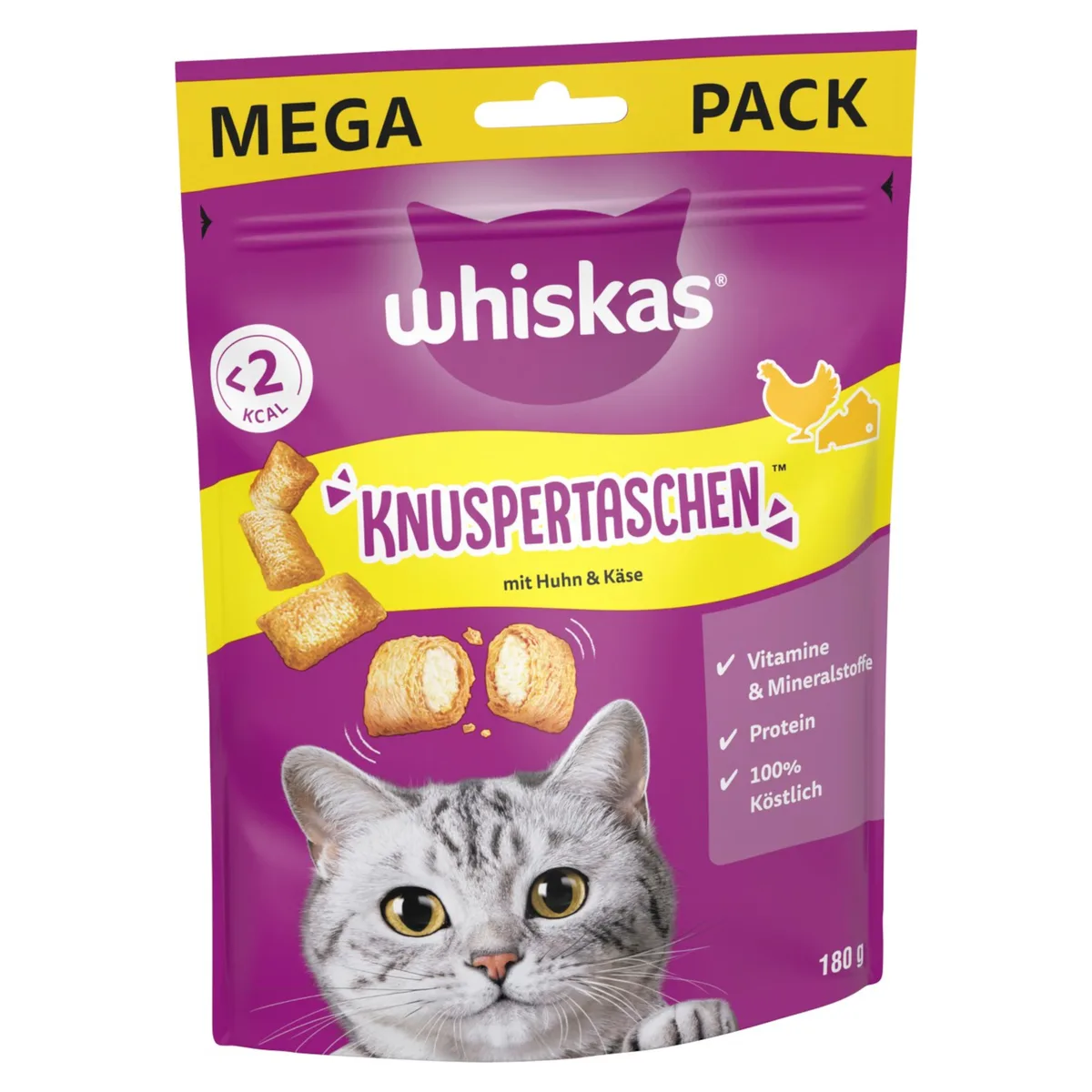 180 g Temptations Kip & Kaas Whiskas Kattensnacks by Whiskas – product photo