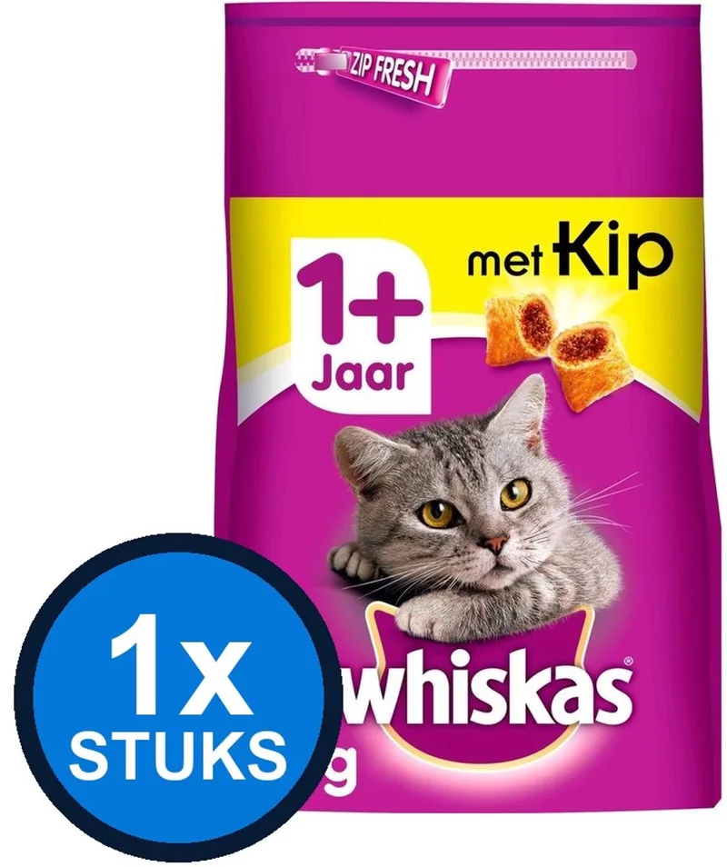 1x Whiskas - 1+ Adult Kip - Kattenvoer Droogvoer - 7 kg by Whiskas – product photo
