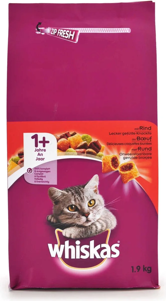 2x 1.9kg Whiskas Rund 1+ by Whiskas – product photo