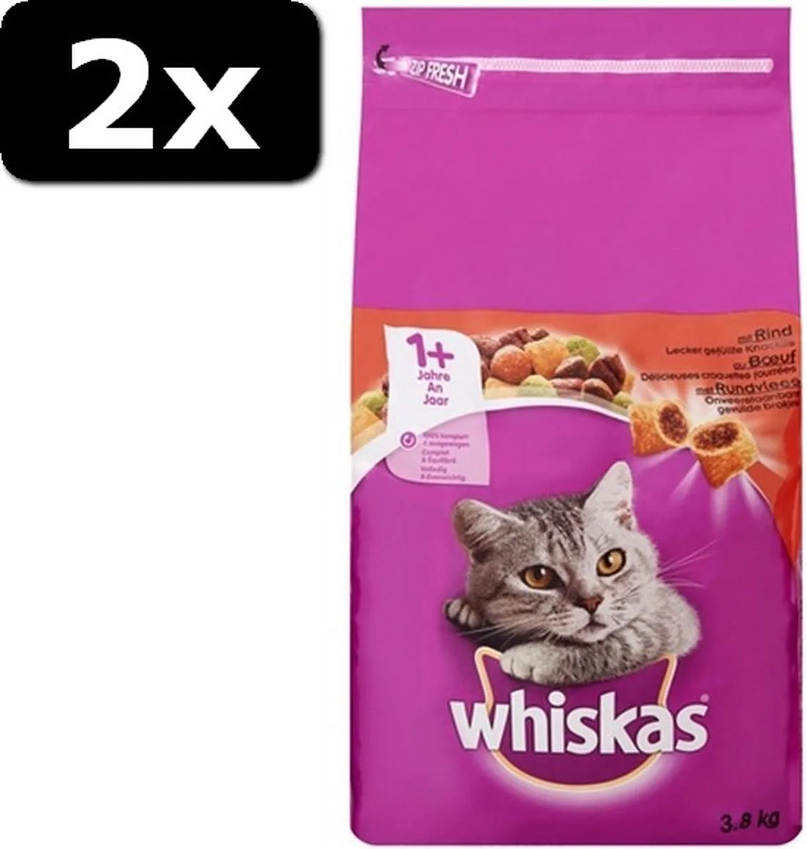 2x WHISKAS DR AD RUND 3,8KG by Whiskas – product photo