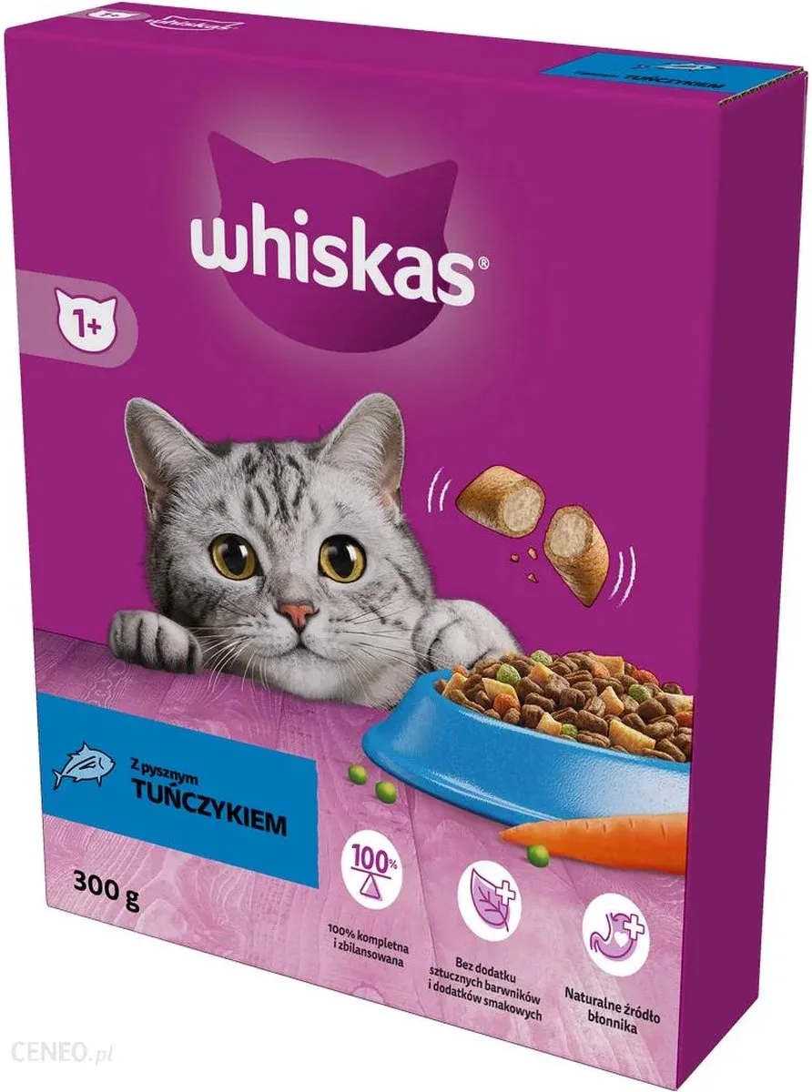 6x Whiskas Adult 1+ Tonijn 300g de Whiskas – photo produit