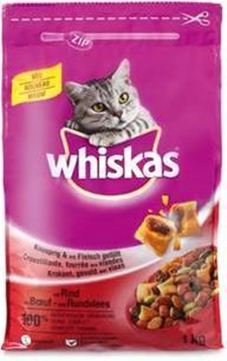 Adult - Rund - 3x 1 kg van Whiskas – productfoto