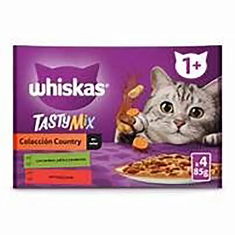 Adulto Tasty Mix Chef Natvoer Voor Katten 4x85g 13 Eenheden by Whiskas – product photo