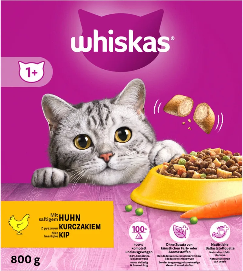 Brokjes Adult - Kattenvoer - Kip 800 g de Whiskas – photo produit