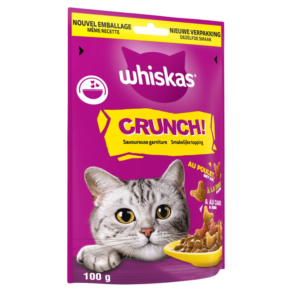 Crunch Kattensnacks 100 gr by Whiskas – product photo