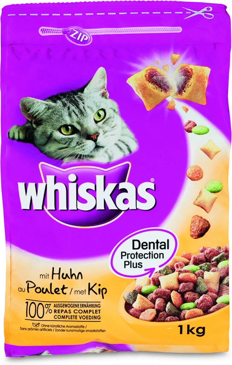 Droog Adult Kattenvoer - Kip/- groenten - 4 kg by Whiskas – product photo