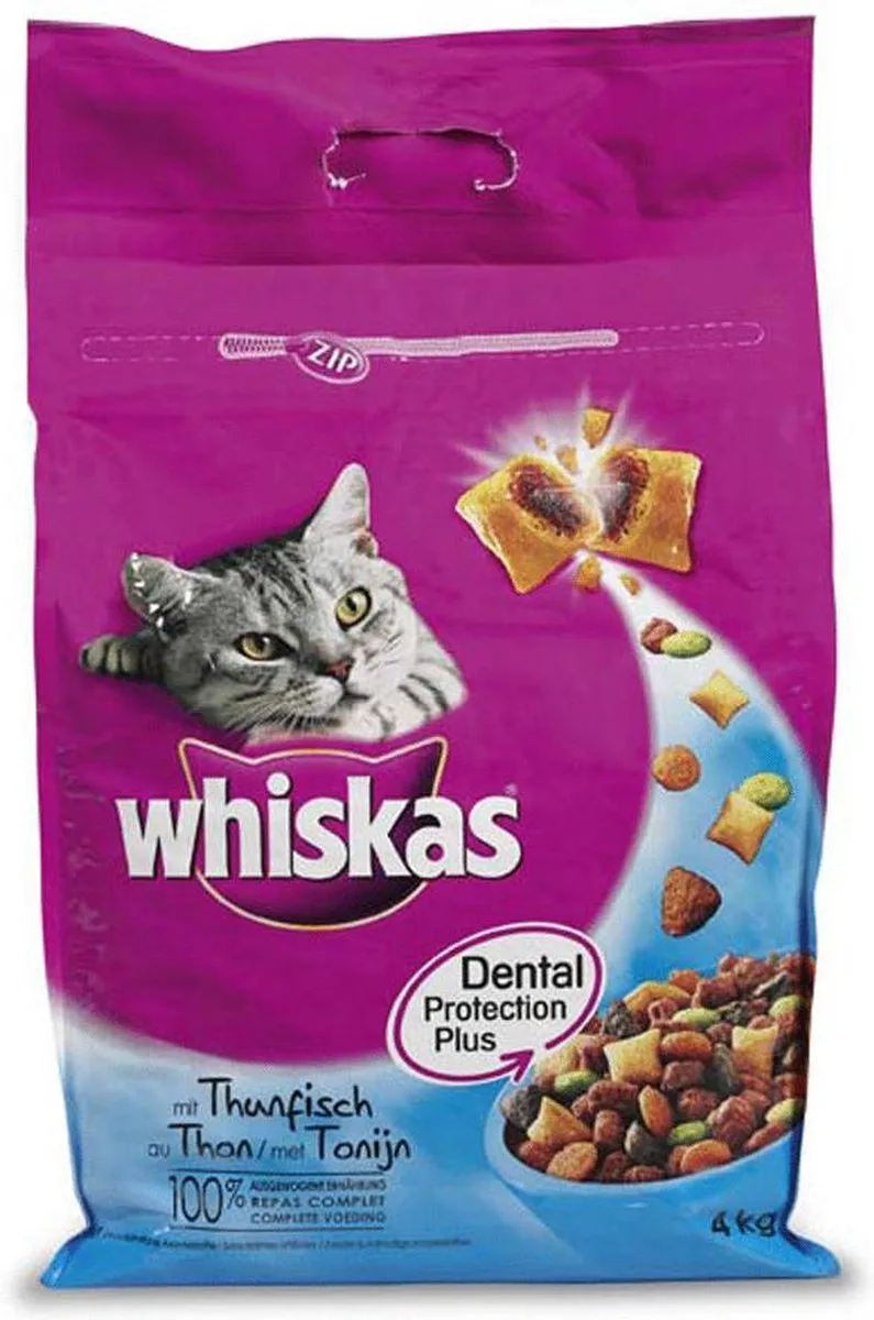 Droog Adult Kattenvoer - Tonijn/groenten - 4 kg by Whiskas – product photo