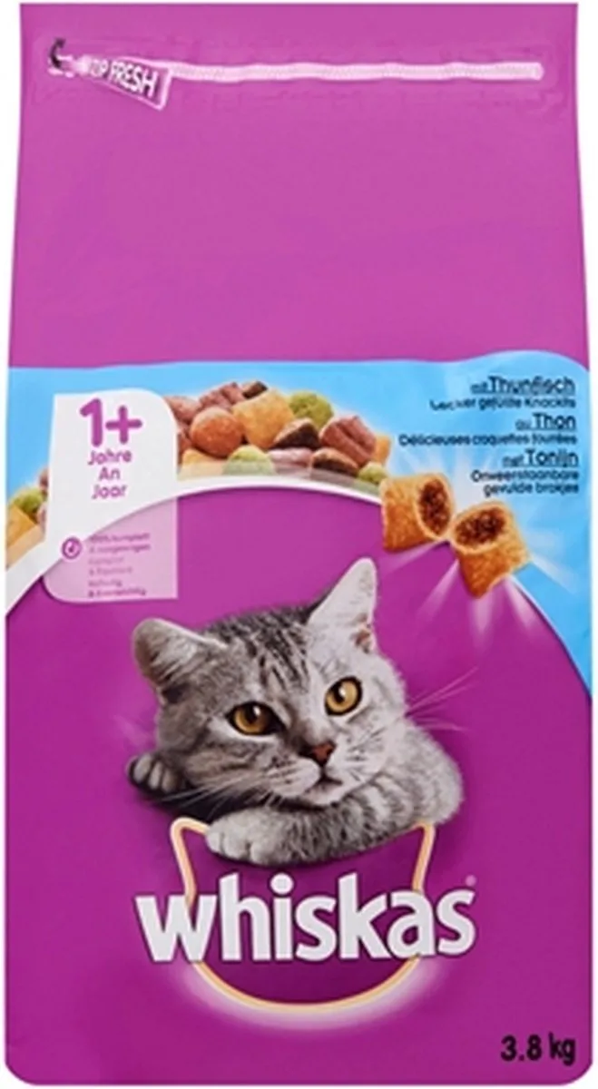 droog adult tonijn - 3,8 kg - 1 stuks van Whiskas – productfoto