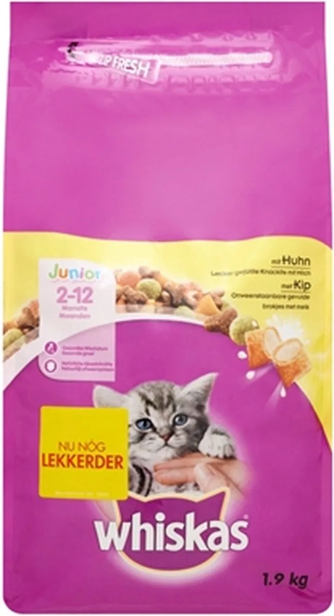 droog junior kip kattenvoer 1,9 kg van Whiskas – productfoto