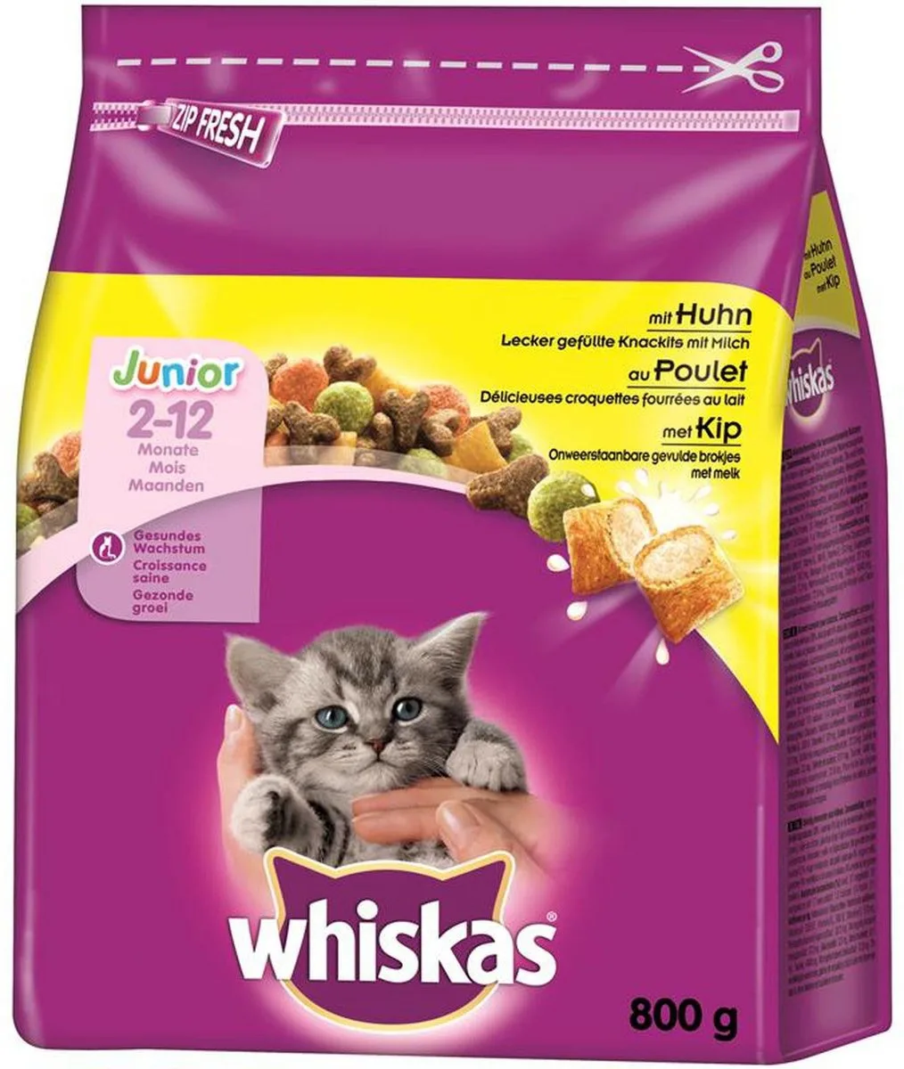 Dry Junior met kip - 800g från Whiskas – produktbild