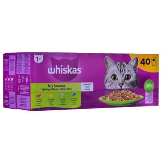 Gemengde Favorieten In Gelei 40x85g Natvoer Voor Katten de Whiskas – photo produit 2 sur 2