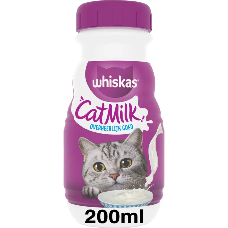kattenmelk fles 200 ml de Whiskas – photo produit