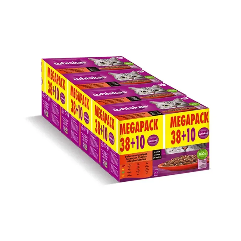 Kattenvoer Vlees 38 + 10x85 G by Whiskas – product photo