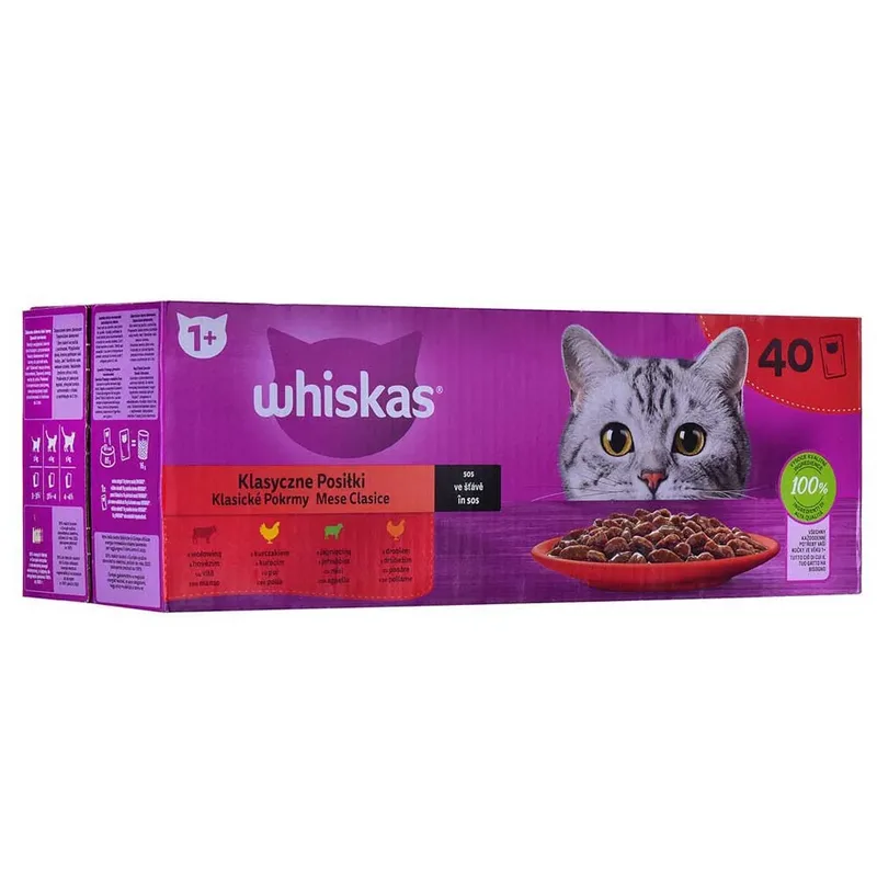 Klassiek Natvoer In Saus Voor Katten 40x85g by Whiskas – product photo 4 of 4