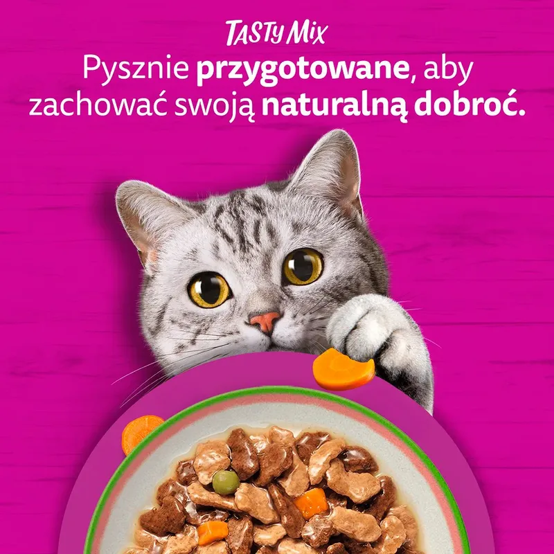 Savoureux Mélange Sélection Du Chef En Sauce Nourriture Humide Pour Chat 40x85g de Whiskas – photo produit 2 sur 5
