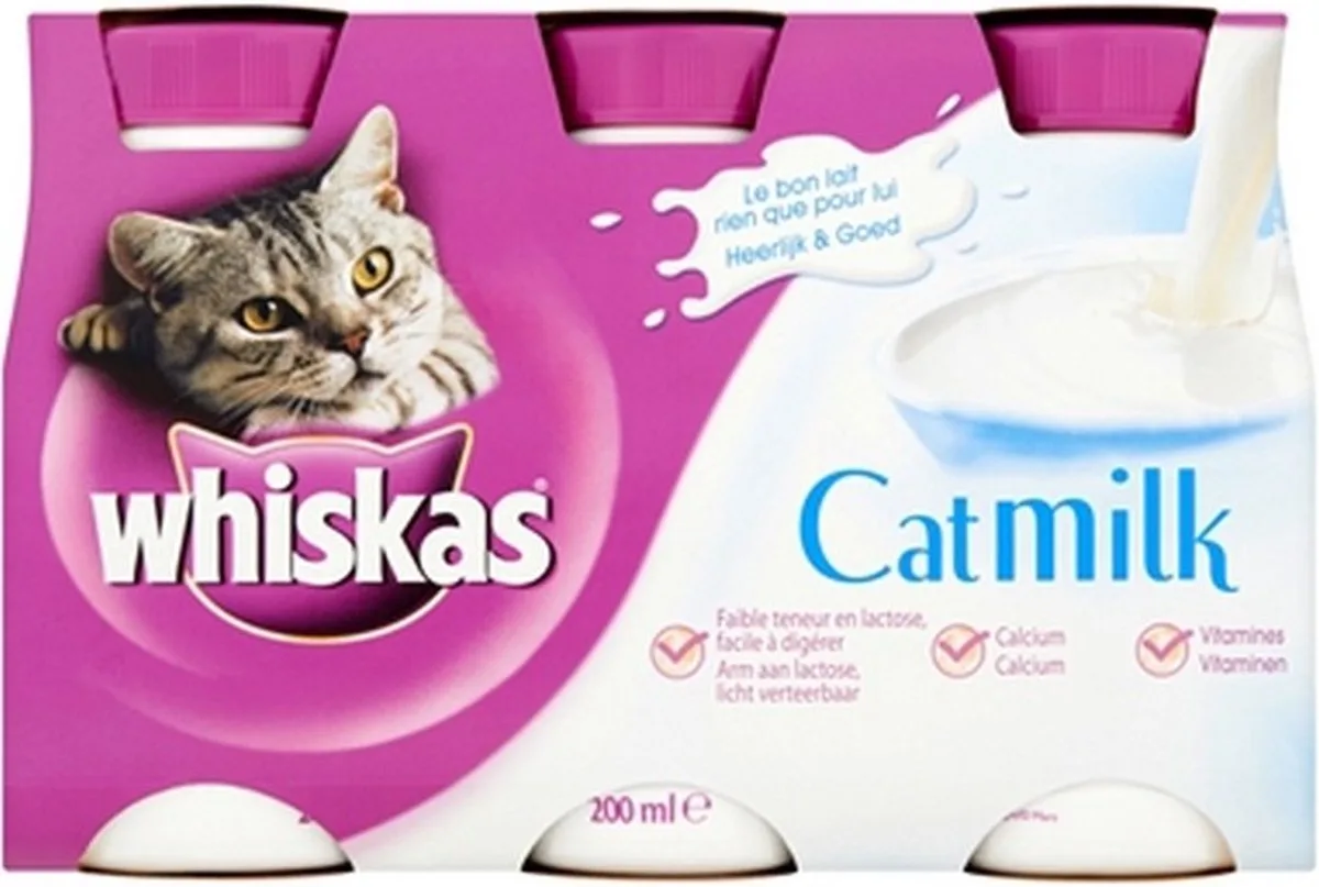 milk multipack 3*200ml 1x5 by Whiskas – product photo
