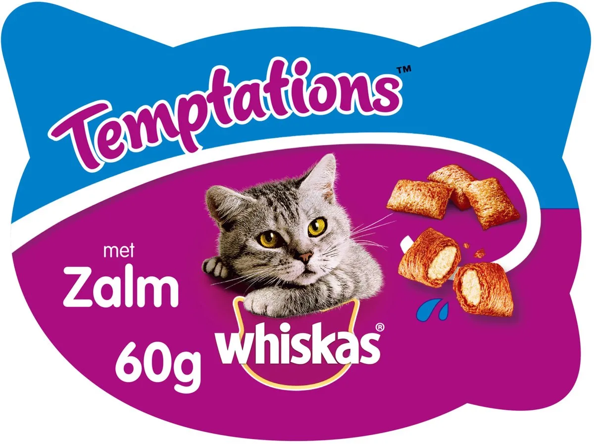 Whis Temptations Zalm - 60 GR by Whiskas – product photo