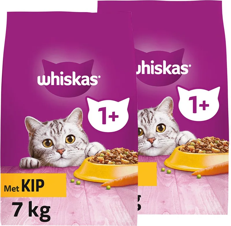 Whiskas 7kg katten droogvoer kip - duo pack - 14kg de Whiskas – photo produit