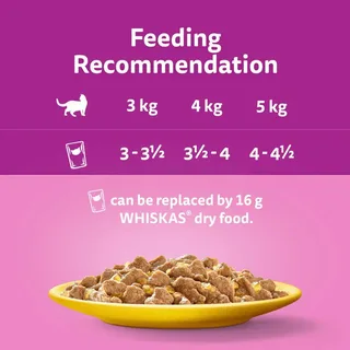 Zakje Gelei Gevogelte Eend Kalkoen Kip Natvoer Voor Katten 12x85 G by Whiskas – product photo 3 of 5