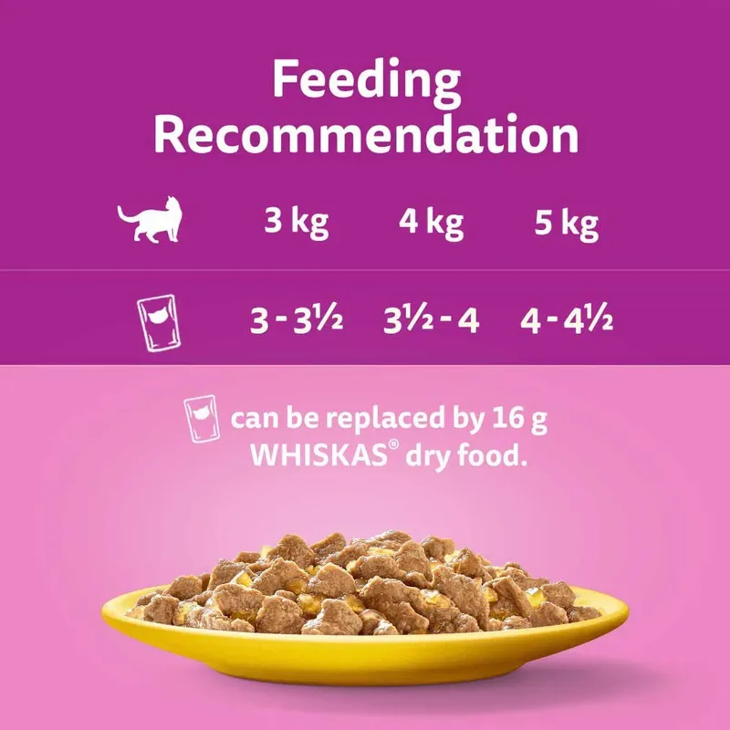 Zakje Gelei Gevogelte Eend Kalkoen Kip Natvoer Voor Katten 12x85 G by Whiskas – product photo 3 of 5