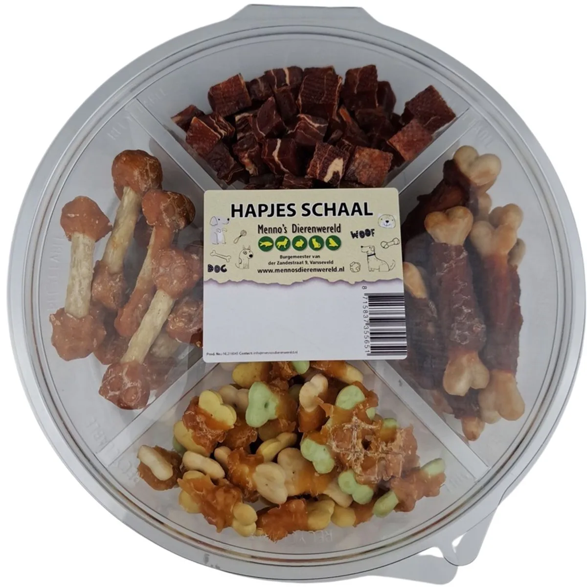 Hapjesschaal 350 gram van Wielink – productfoto