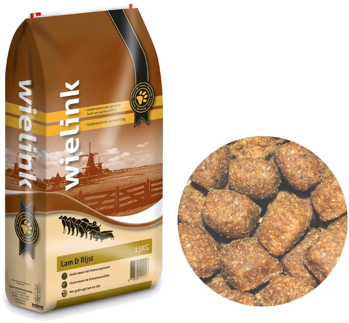 Lam/Rijst croc 15 kg van Wielink – productfoto