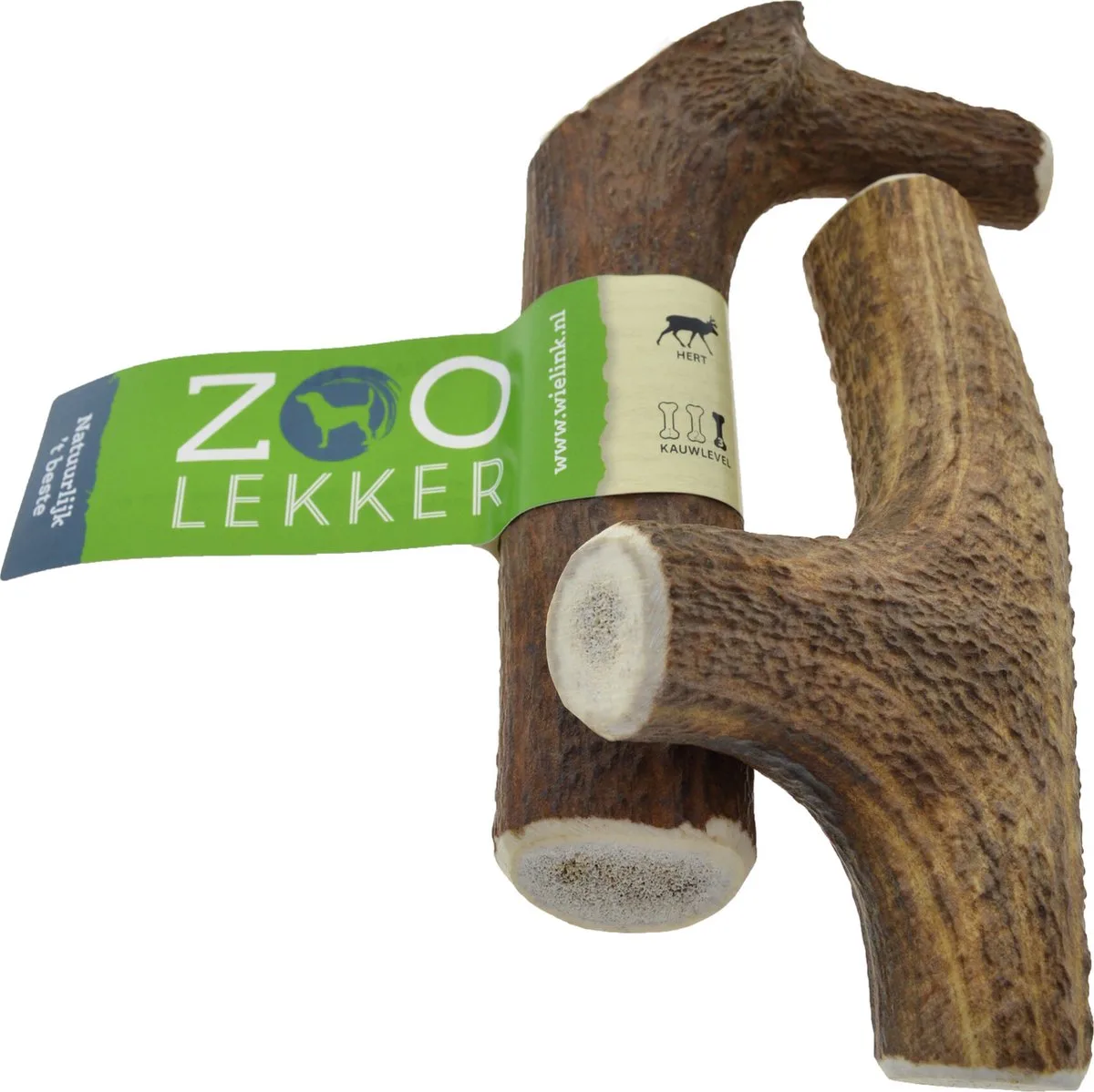 Zoolekker Hertengewei - Naturel XL fra Wielink – produktbillede