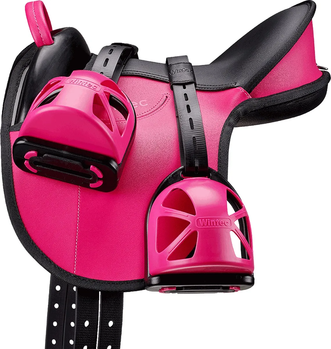 Kids zadelpakket Roze von Wintec in Rosa, Schwarz – Produktfoto