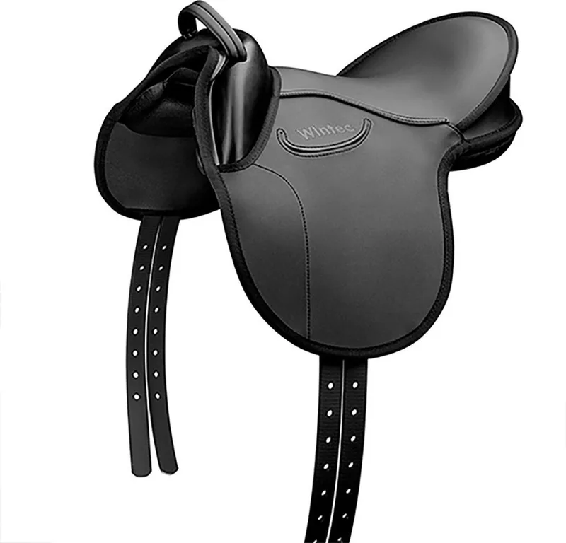 zadel kinder - Shetland - Pony Kids zadel de Wintec en Noir – photo produit